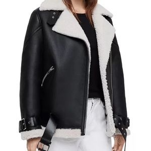 All Saints Harley Shearling Jacket